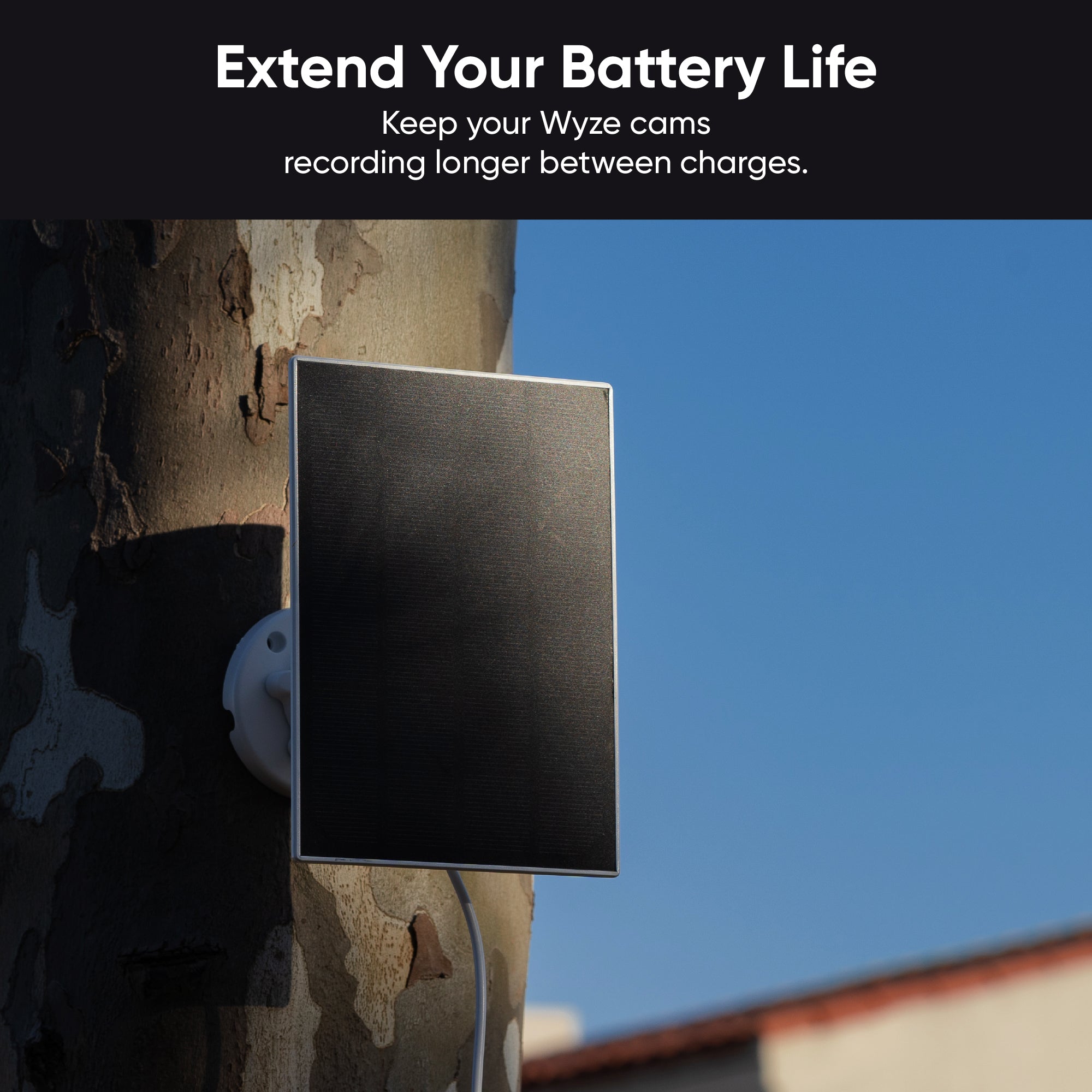 Fancy Battery Cam Solar Panel