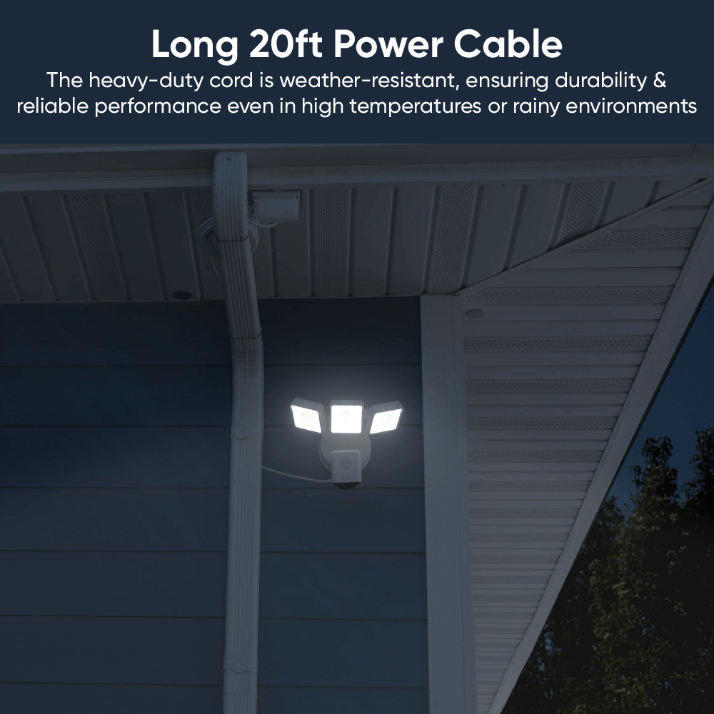 Fancy Cam Floodlight Pro + Plug-In Mount
