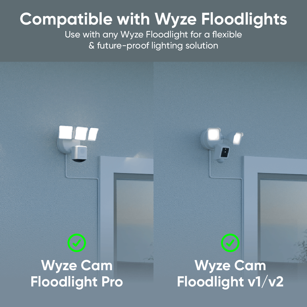Fancy Cam Floodlight Pro + Plug-In Mount