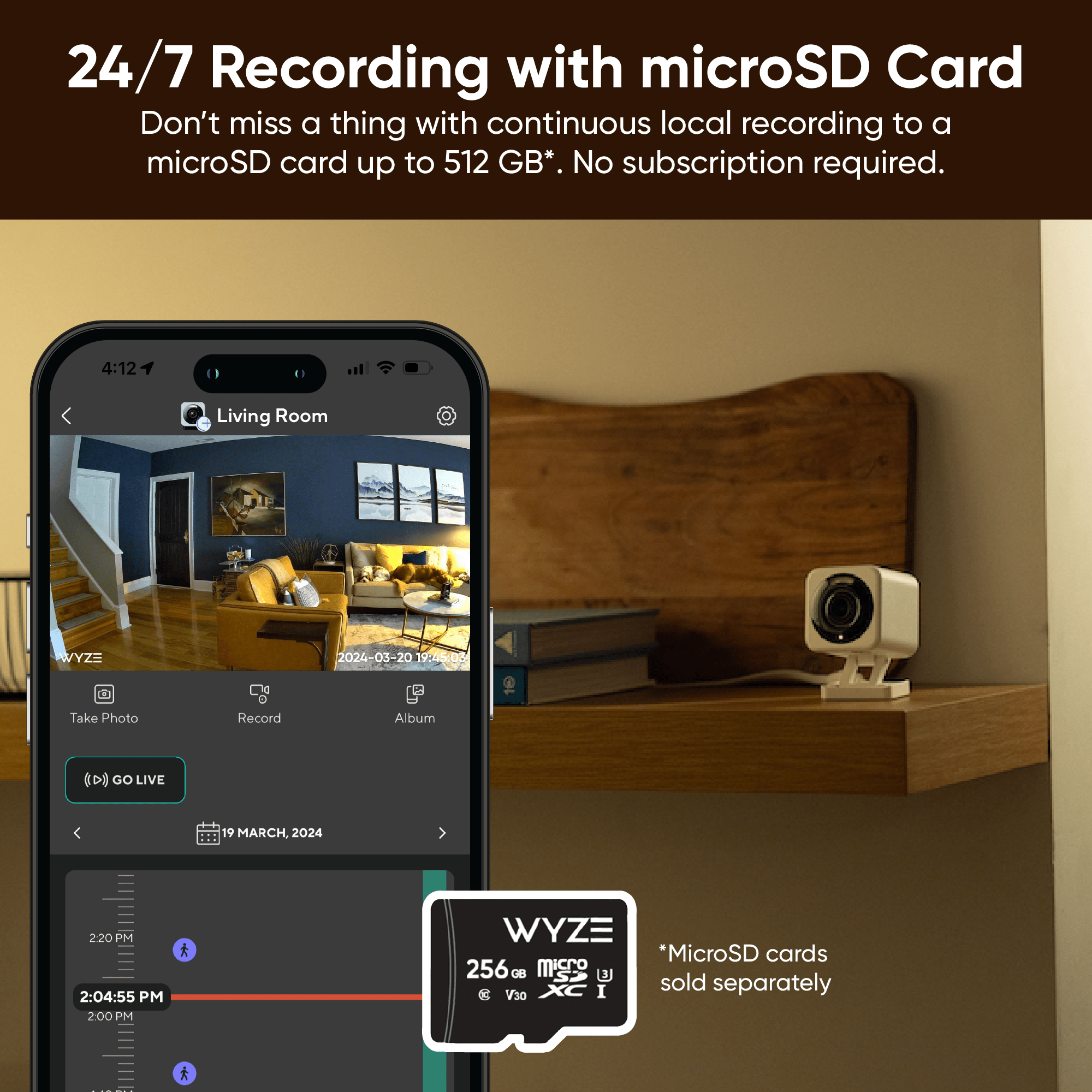 Fancy Cam v4 + 32GB MicroSD Card