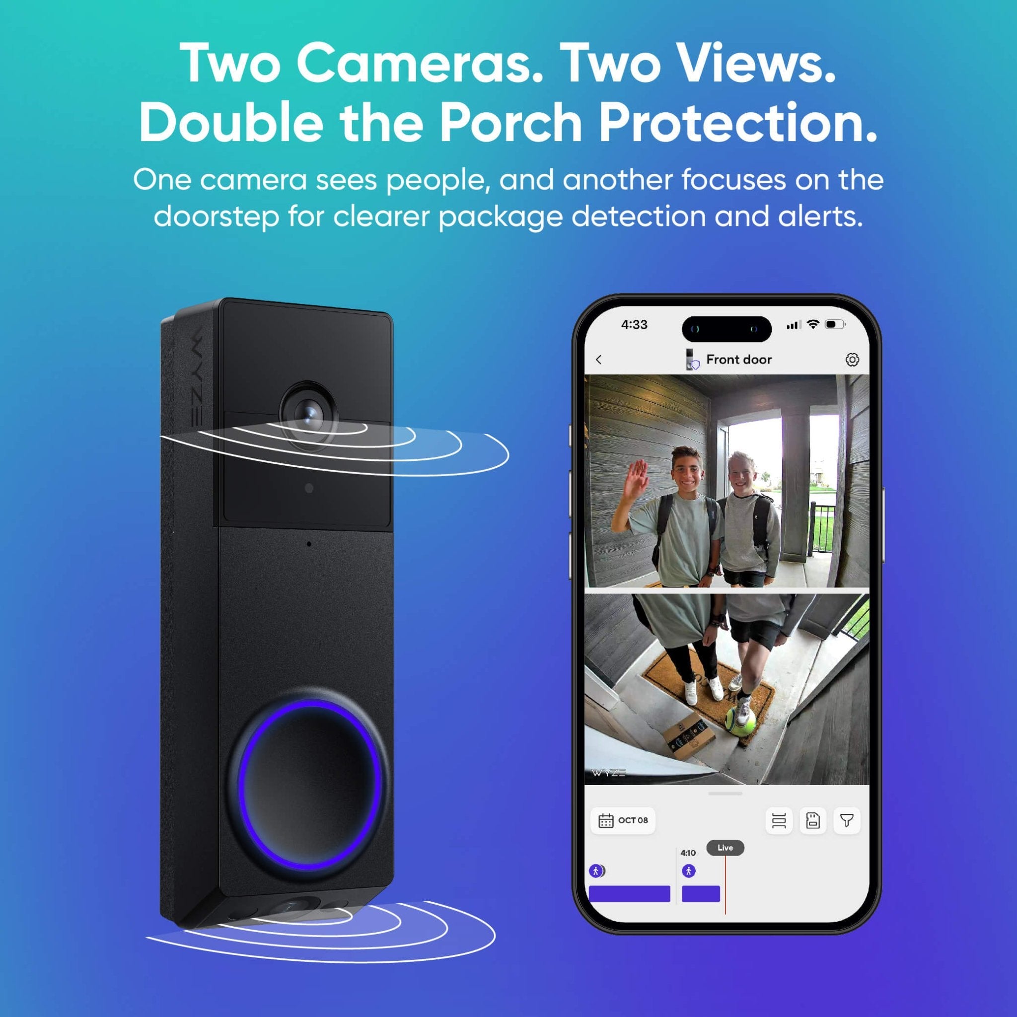 Fancy Duo Cam Battery Doorbell