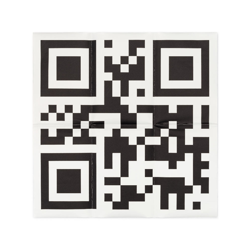 Fancy Garage Door Controller QR Code Sticker