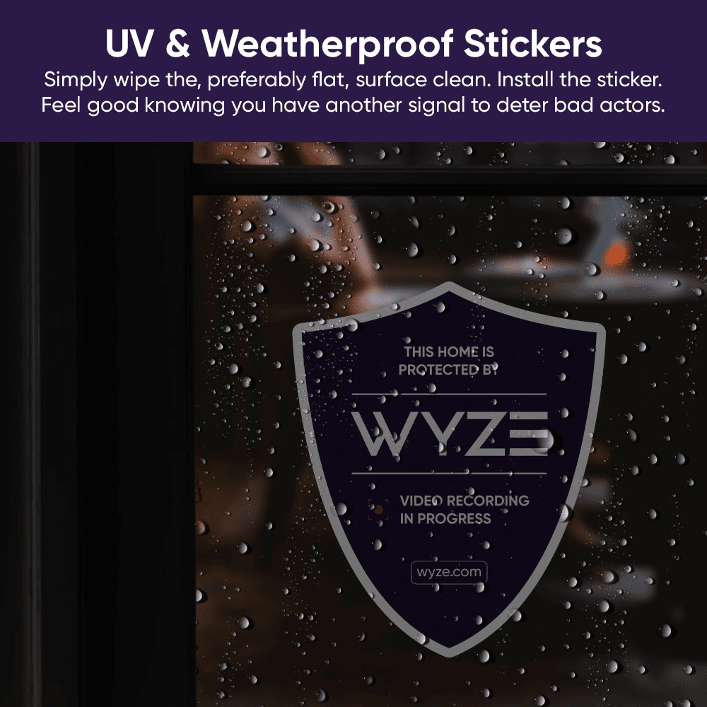 Fancy Security Reflective Sticker