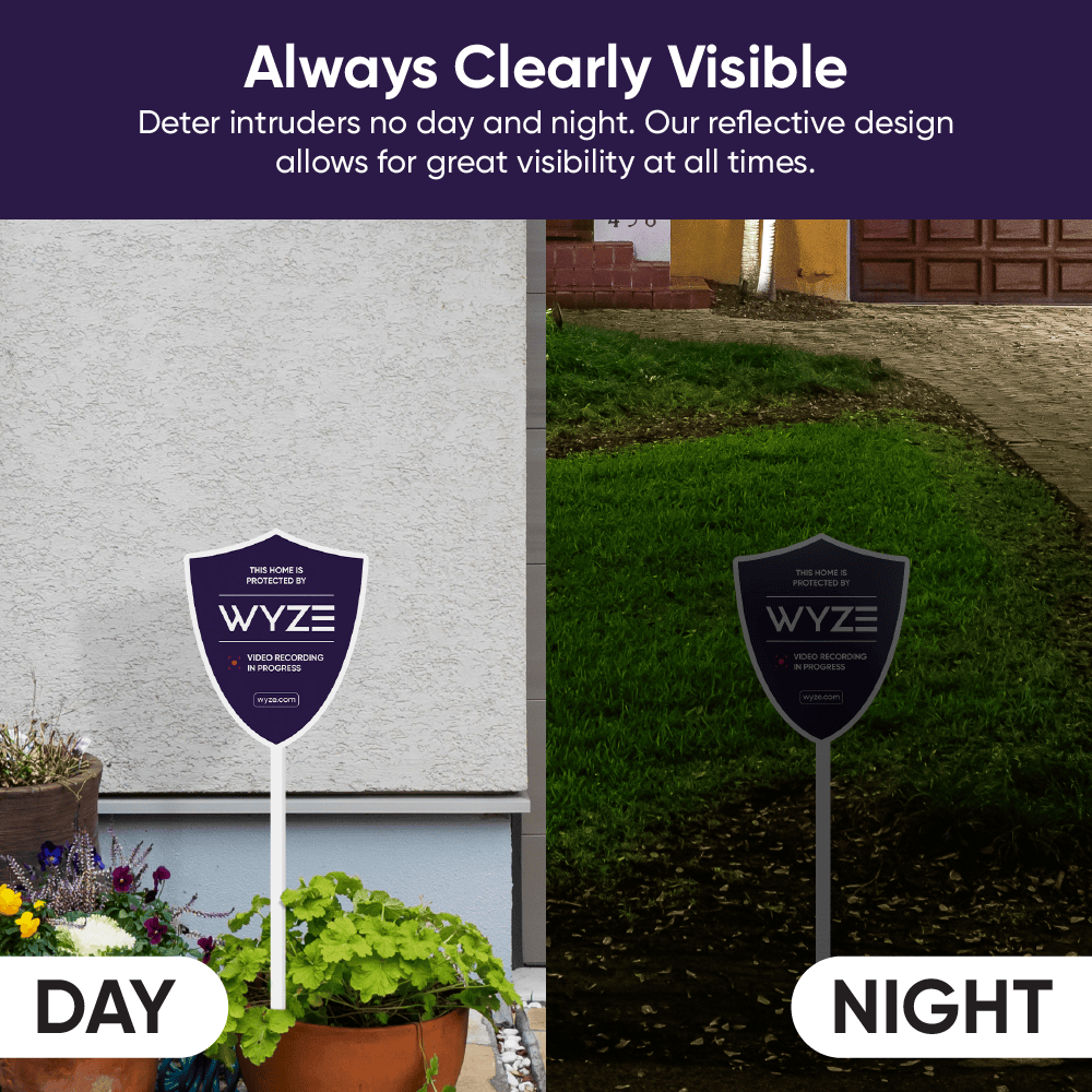 Fancy Security Yard Sign