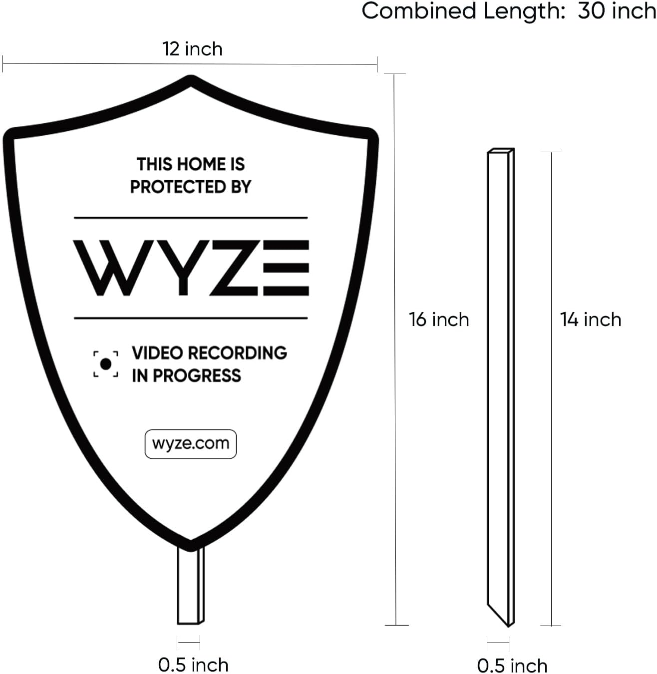 Fancy Security Yard Sign