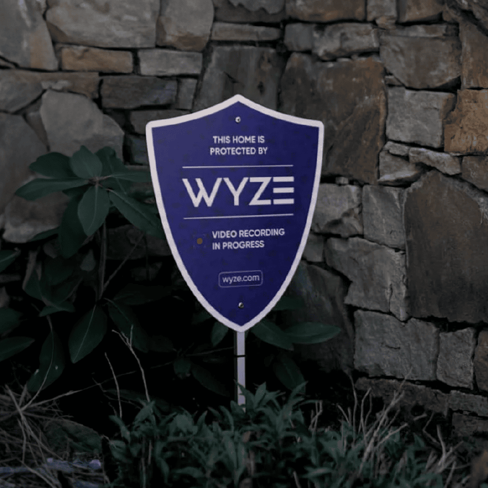 Fancy Security Yard Sign